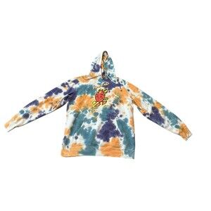 Flamin Hot CHEETOS Graphic Hoodie Large Tie-Dye long sleeve sweatshirt Cotton L